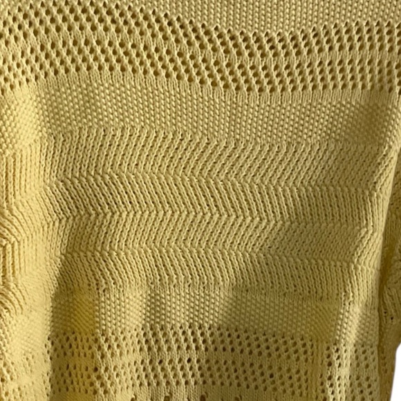 Marc New York Yellow Knit Women's Sweater - Picture 3 of 10